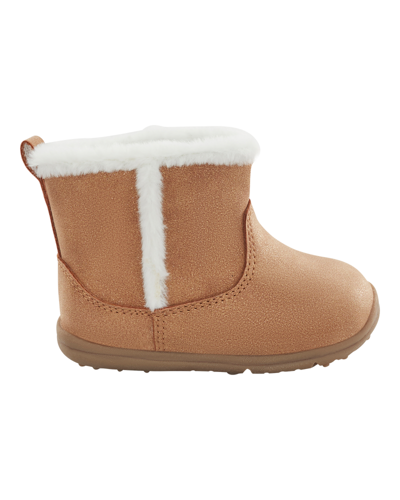 Baby Easy Step Sherpa Winter Boots, image 2 of 7 slides