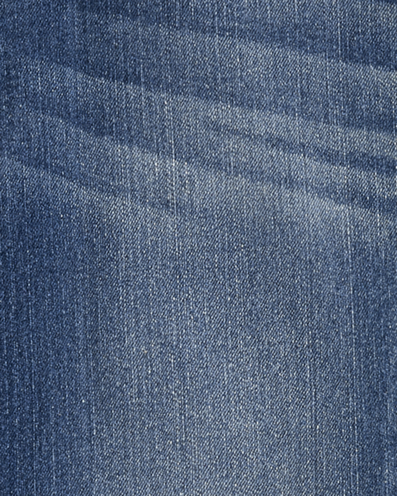 Enfant Jeans droit - délavage bleu ancre foncé, image 4 sur 6 diapositives