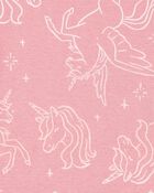 Kid 4-Piece Unicorn Cotton Pyjamas, image 3 of 4 slides