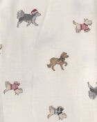 Baby 1-Piece Dog PurelySoft&trade; Snug Fit Pyjama - Cream, image 6 of 9 slides