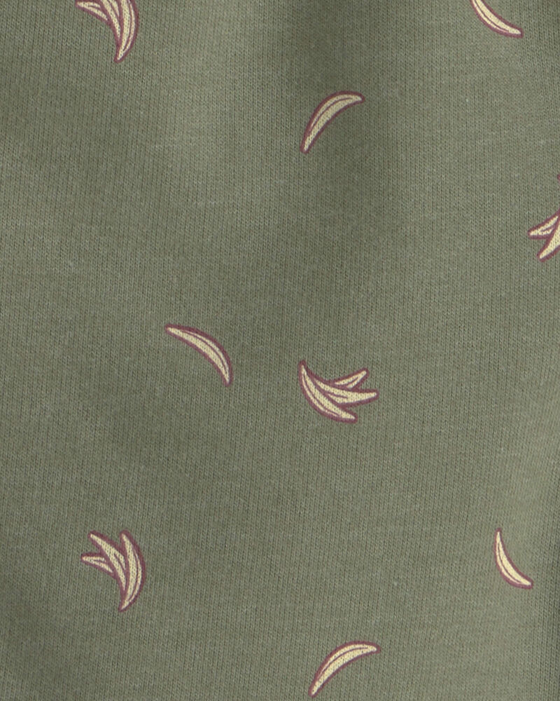 Toddler Boy 2-Piece Banana Top & Short Set - Yellow/Green, image 3 of 5 slides