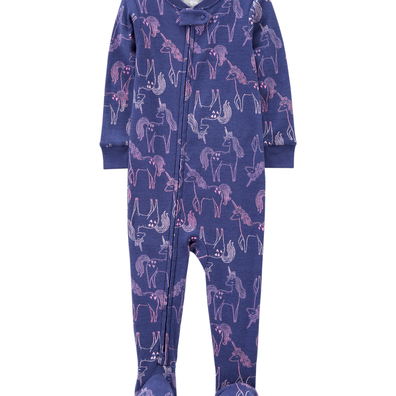 Purple Baby 1 Piece Unicorn 100 Snug Fit Cotton Footie Pyjamas Carter s Oshkosh Canada