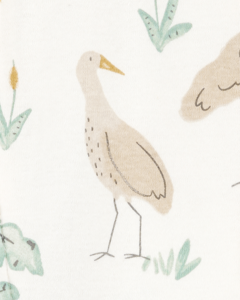 Baby 2-Piece 2-Way Zip Sleeper & Headwrap Set, image 2 of 3 slides