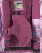 Toddler Girl 2 Piece Snowflake Snowsuit- Purple, image 5 of 13 slides