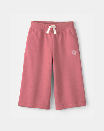 Baby Girl OshKosh Logo Fleece Drawstring Pants - Pink, 