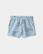 B&eacute;b&eacute; gar&ccedil;on - Shorts en Jersey bouclette - Bleu, image 2 sur 3 diapositives