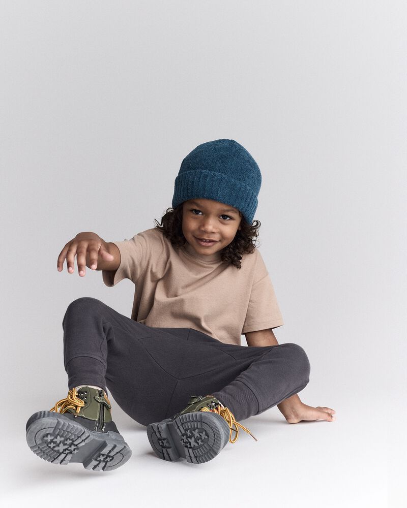 Toddler Short-Sleeve Relaxed Graphic Tee - Tan, image 4 of 6 slides