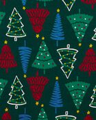 Adult 2-Piece Christmas Tree 100% Snug Fit Cotton Pyjamas, image 2 of 3 slides