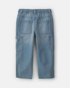Toddler Boy Wide-Leg Carpenter Jeans - Medium Wash, image 2 of 5 slides