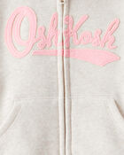 Baby Solid French Terry Hooded Jacket, image 3 of 4 slides