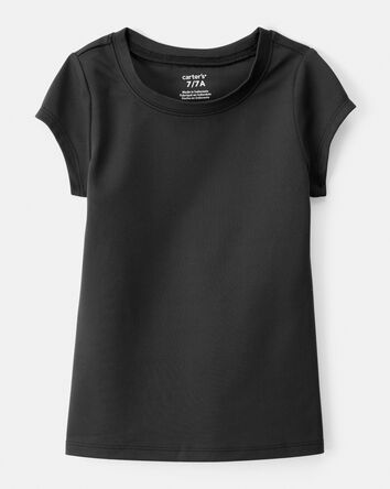 Filles - Haut mode à manches courtes - Noir, 
