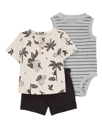 Baby Palm Tree 3-Piece Outfit Set, 