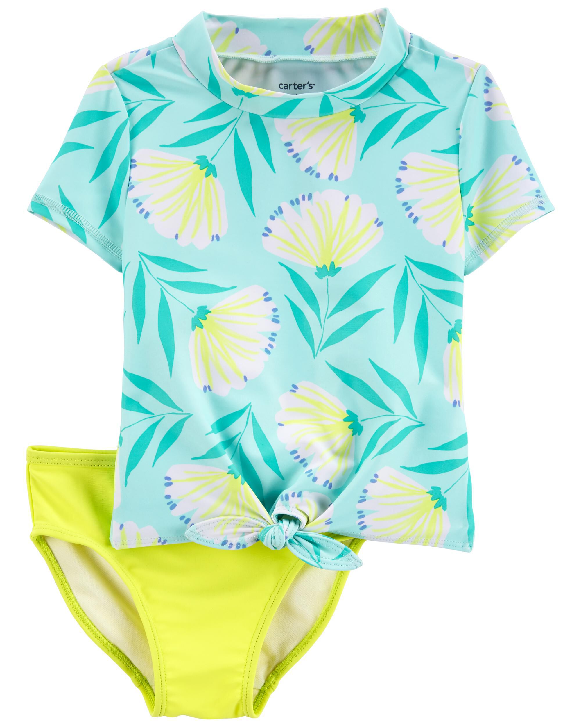 Carters baby discount girl rash guard