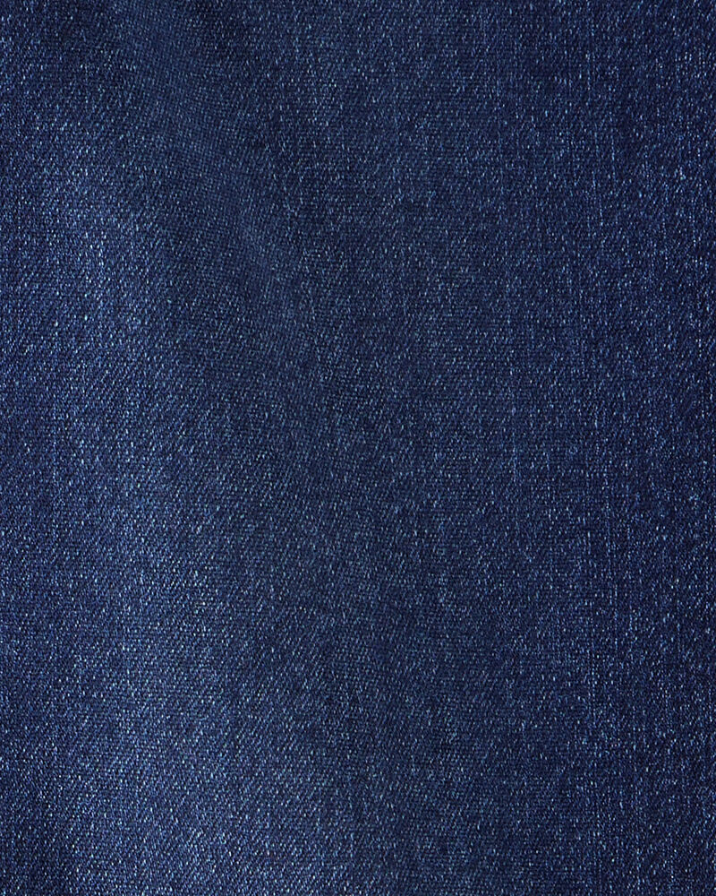 Kid Baggy Iconic Denim Cargo Pants - Indigo Wash, image 3 of 4 slides