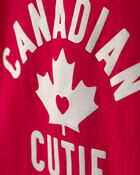Toddler Girl Canadian Cutie Short-Sleeve Tee - Red, image 2 of 4 slides