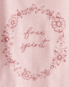 Tout-petit T-shirt à manches longues en jersey de coton biologique Free Spirit, image 3 sur 5 diapositives