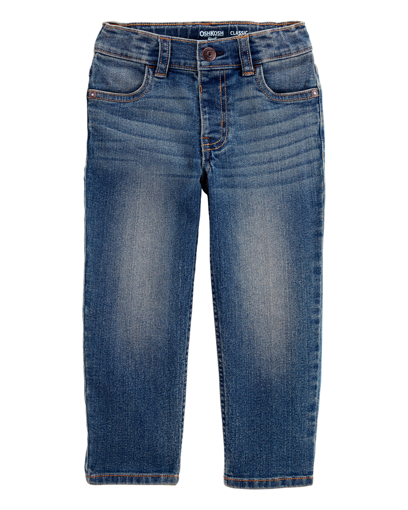 Toddler Classic Jeans In Tumbled Medium Faded Wash, image 1 of 6 slides
