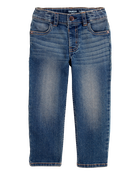 Toddler Classic Jeans In Tumbled Medium Faded Wash, image 1 of 6 slides