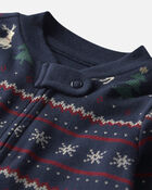 B&eacute;b&eacute; - Grenouill&egrave;re en coton biologique &agrave; motif jacquard, image 2 sur 4 diapositives
