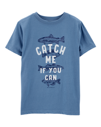 Kid Fishing Graphic Tee, 
