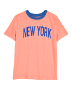 Enfant T-shirt à manches courtes New York - Orange, image 1 sur 3 diapositives