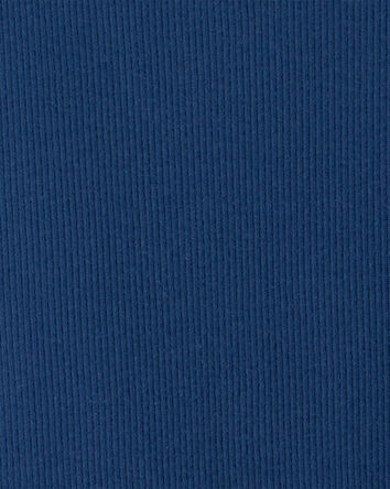 Girls Rib Top - Blue, 