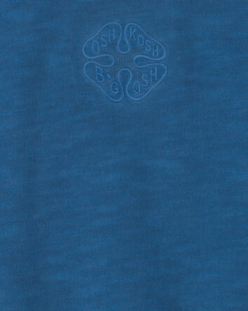 Tout-petit gar&ccedil;on - Chandail en jersey bouclette &agrave; logo OshKosh - Bleu, 