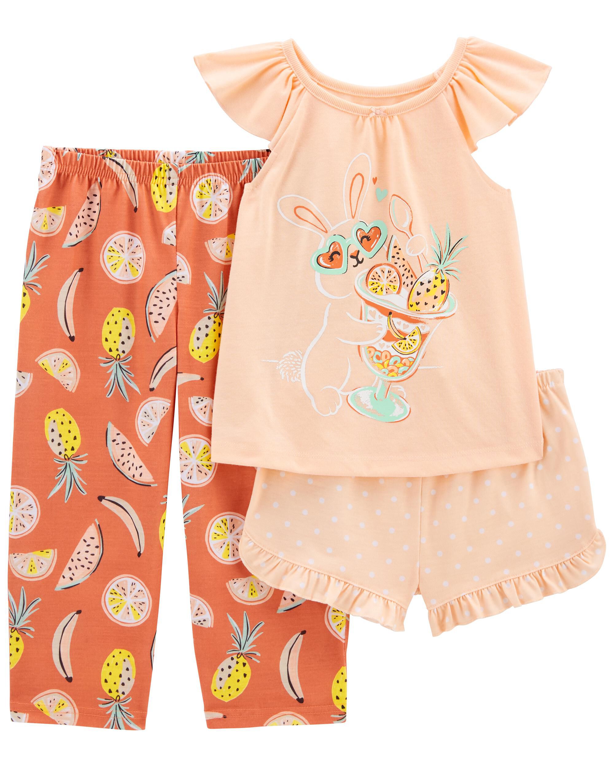 Carters hot sale peach pajamas