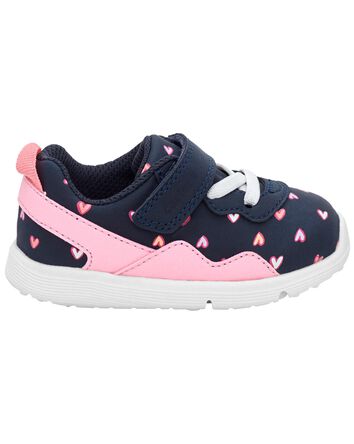  Every Step® First Walker Heart Athletic Sneakers - Navy, 