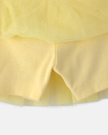 Baby Girl 3-Piece Top & Skirt Set - Yellow, 
