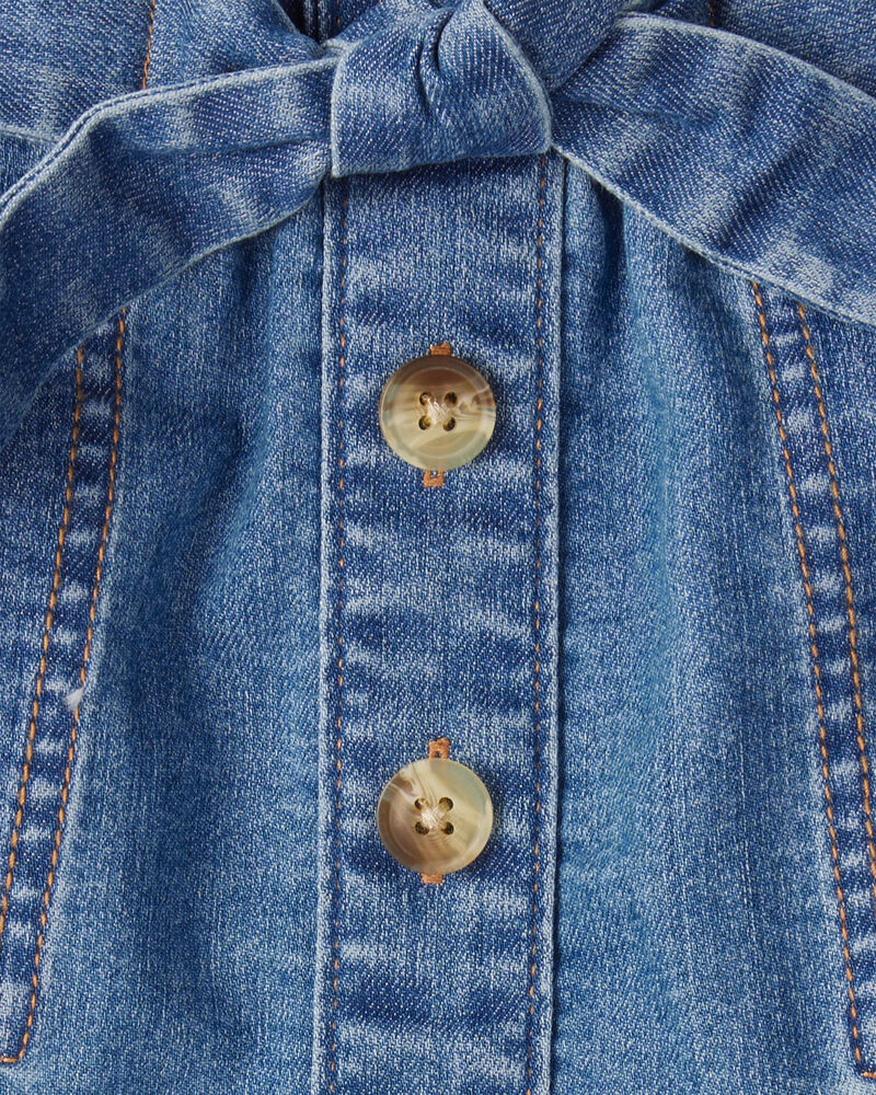 Toddler Girl Button-Down Denim Skirt Blue Carter's Oshkosh Canada
