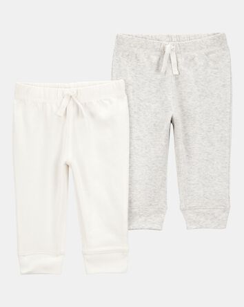 B&eacute;b&eacute; - Emballage de 2 pantalons &agrave; enfiler, 