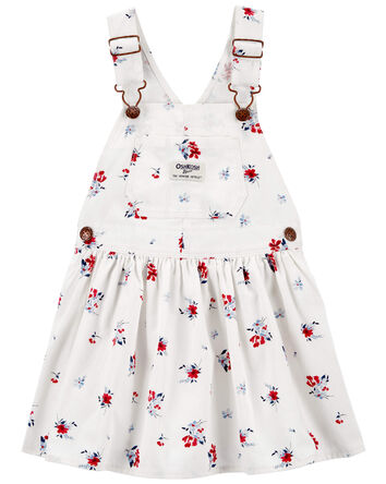 Floral Print Jumper Dress, 