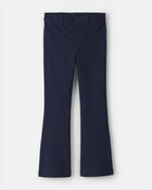 Filles - Pantalon d&rsquo;uniforme &eacute;vas&eacute; - Bleu marine, image 1 sur 3 diapositives