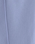 Girls Fleece Wide-Leg Active Pants - Blue, image 3 of 4 slides