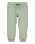 Bébé Pantalon de jogging matelassé à enfiler - Vert, image 1 sur 4 diapositives