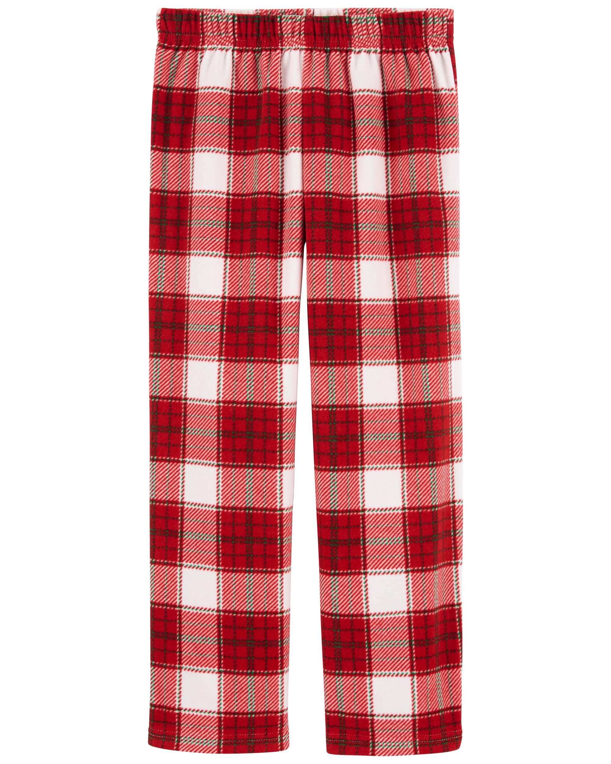 Red Plaid Fleece Pyjama Pants Carter s Oshkosh Canada