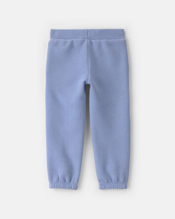 Toddler Girl Fleece Joggers - Blue, 