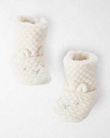 Bébé Chaussons en tricot de coton biologique, 