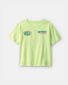 Gar&ccedil;ons - T-shirt &agrave; imprim&eacute; grenouille &laquo;Keepin&rsquo; It Wild&raquo; - Vert, image 1 sur 3 diapositives