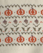 Toddler Organic Cotton Fair Isle Sweater Knit Pullover, image 3 of 4 slides