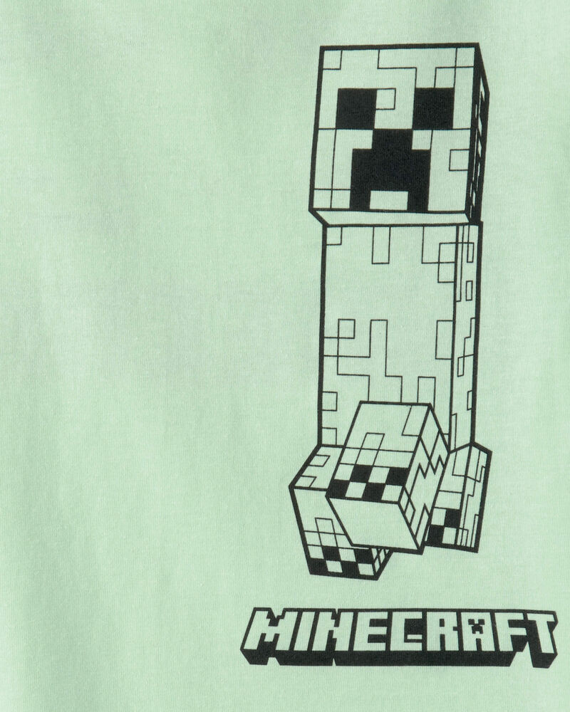 Gar&ccedil;ons - T-shirt &agrave; imprim&eacute; Minecraft&reg; - Vert, image 3 sur 4 diapositives