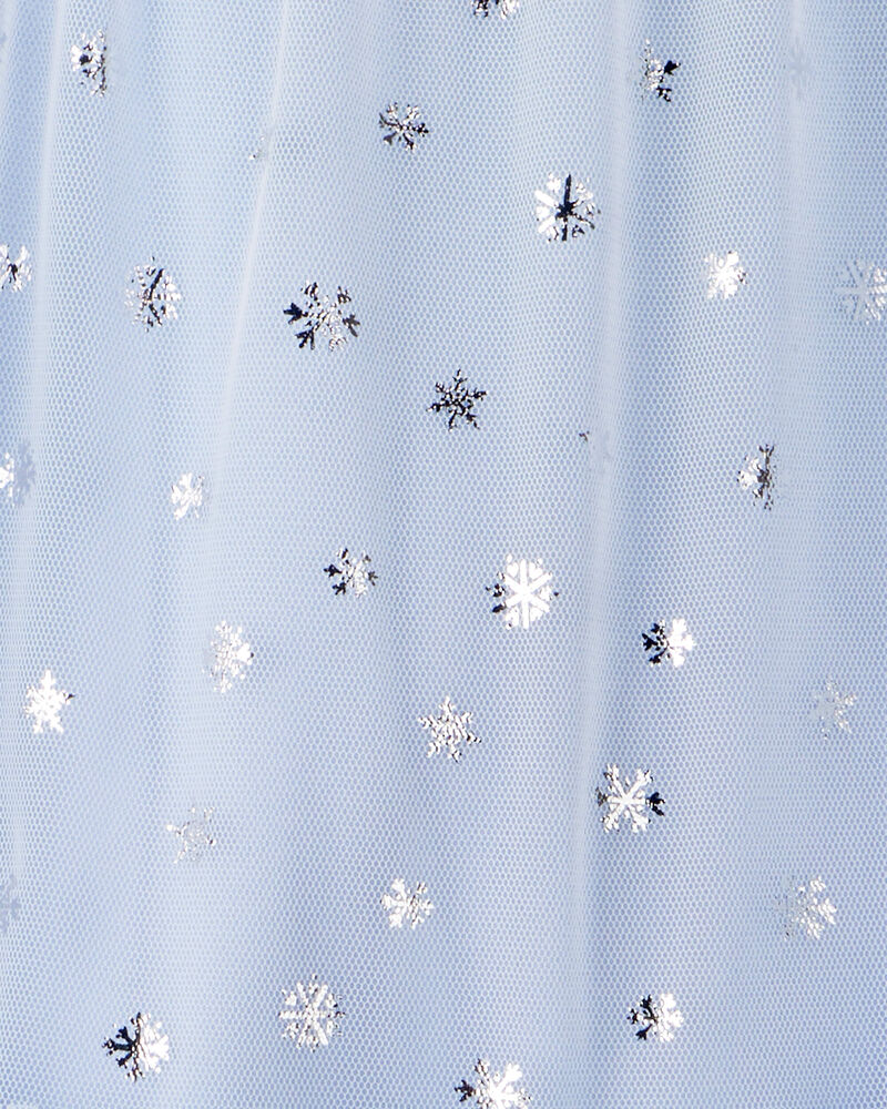 Toddler Girl Snowflake Ice Queen Tulle Dress, image 4 of 6 slides