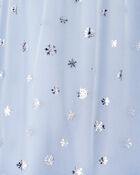 Toddler Girl Snowflake Ice Queen Tulle Dress, image 4 of 6 slides