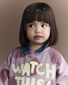 Toddler Watch This!' Shapes Dolman-Sleeve Sweatshirt - Mauve, image 5 of 6 slides