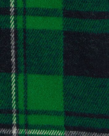 Baby Plaid Jacquard Button-Down Shirt, 