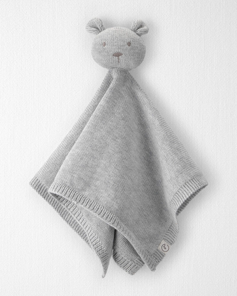 B&eacute;b&eacute; - Doudou ours en coton biologique, image 1 sur 3 diapositives