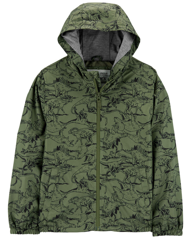 Kid Dino Print Jacket, image 1 of 3 slides