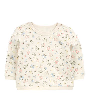 Baby Floral French Terry Pullover, 