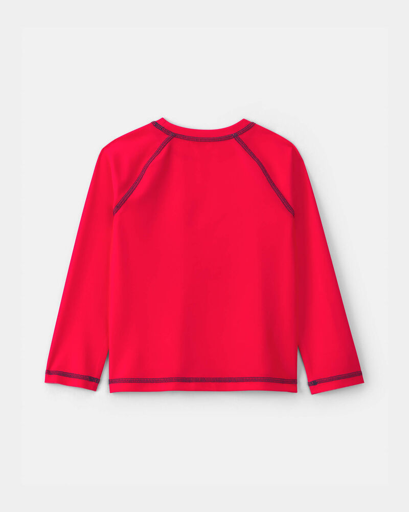Toddler Boy &copy;Marvel Spider-Man Long-Sleeve Rashguard - Red, image 2 of 3 slides